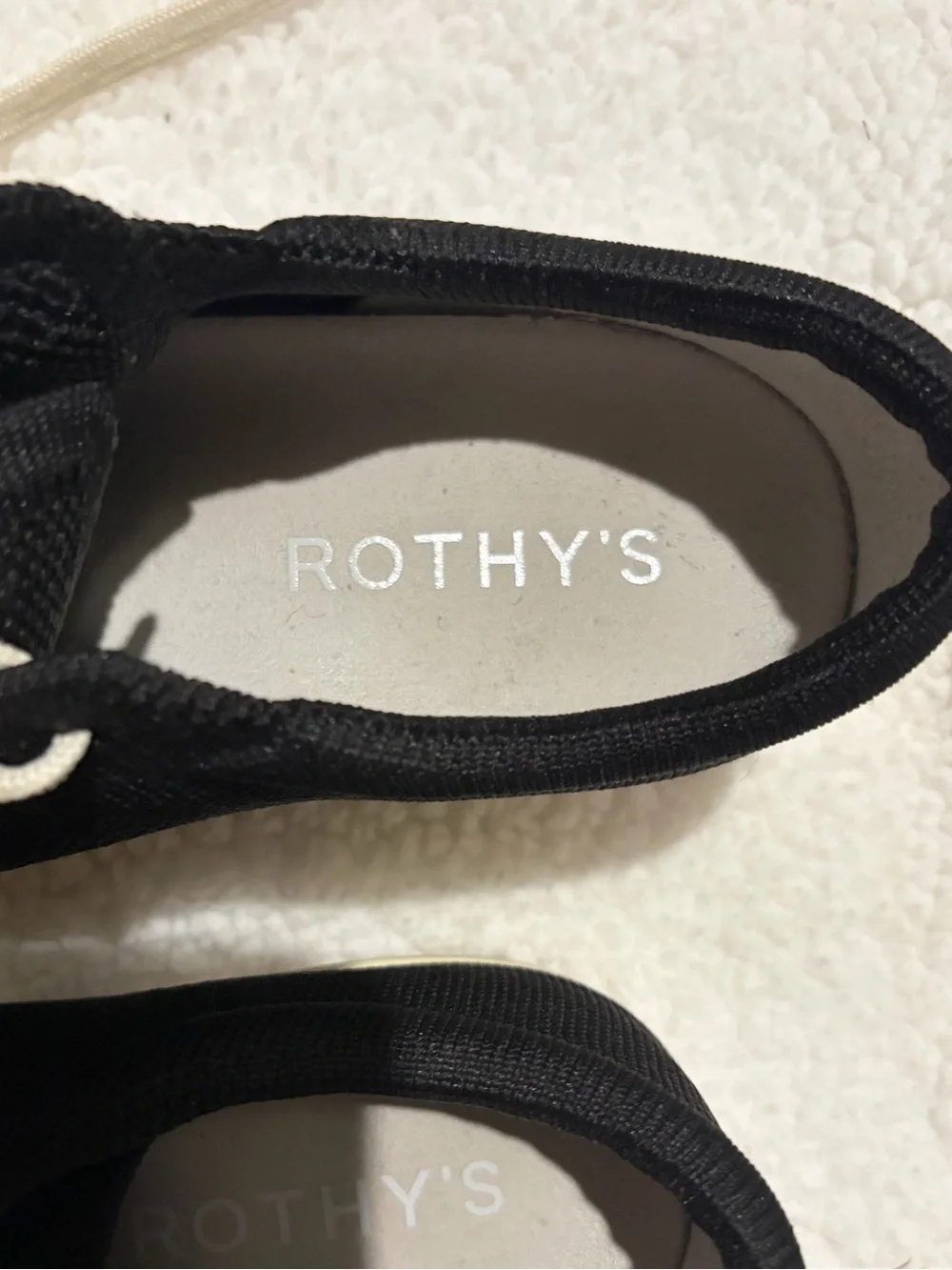 Rothy’s the lace up sneaker sz 8 - Picture 7 of 12